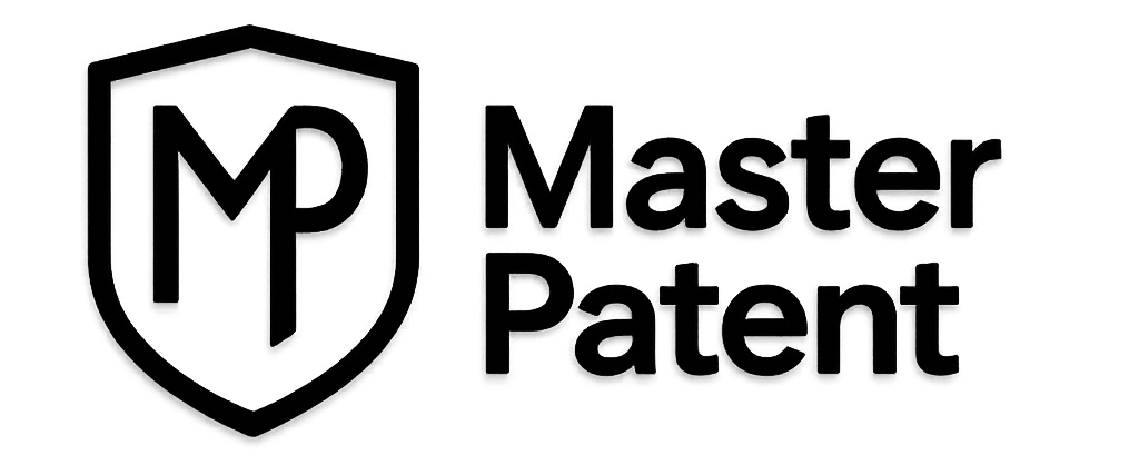 Logo _Master Patent_ con scudo_trasparente